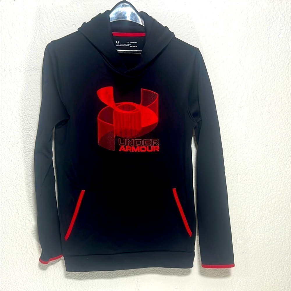 Under Armour Black and Red Hoodie